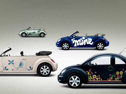 Volkswagen new beetle. Листики и&nbsp;цветочки&nbsp;— достойный ответ многочисленным «Street racer», коими «украшены» некоторые изделия отечественного автопрома.