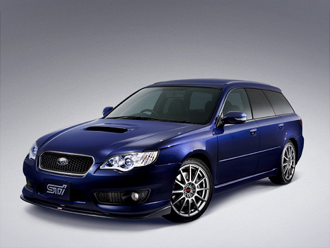 Subaru legacy,Subaru legacy sti. Для тех, кому хочется сделать свой Legacy&nbsp;B4 чуть спортивнее, но&nbsp;не&nbsp;желает лишаться гарантии, Subaru предложит заводскую тюнинг-программу.