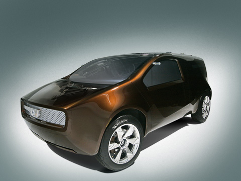 Nissan bevel,Nissan concept. Нестандартная внешность автомобиля полностью разработана калифорнийским дизайн-центром Nissan.