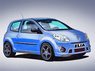 Renault twingo. Twingo даже с&nbsp;агрессивным обвесом от&nbsp;Elia всё равно остаётся довольно милым автомобильчиком.