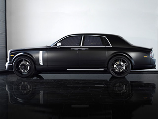 Rollsroyce phanton. Поначалу кажется, что это обычный чёрный Rolls-Royce. Но&nbsp;если присмотреться, Mansory Conquistador начинает завораживать.