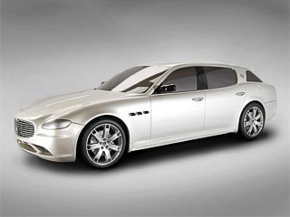 Maserati quattroporte,Maserati cinqueporte. Под непривычным кузовом — «начинка» Maserati Quattroporte. То есть мотор V8 объёмом 4,2 литра и мощностью 400 «лошадок», заднеприводная трансмиссия и шестиступенчатый «автомат».