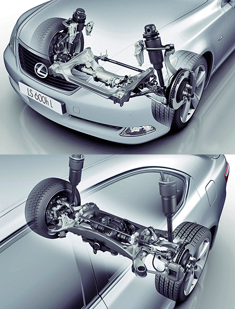 Схема пневмоподвески лексус лс 460