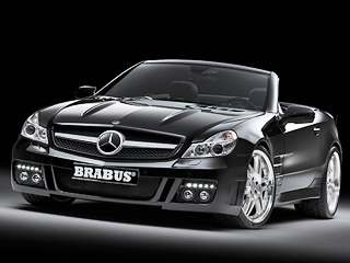 Mercedes sl. Новый стайлинг от&nbsp;Brabus лёг на&nbsp;внешность Mercedes-Benz SL&nbsp;как родной. Нашлось место и&nbsp;пластиковым излишествам, и&nbsp;сверхпопулярным сегодня диодам.