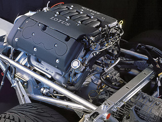 Lotus esprit. Вариант с&nbsp;двигателем&nbsp;V8 инженеры фирмы Lotus рассматривали на&nbsp;ранних стадиях проектирования новой платформы. Но&nbsp;купе Evora обошлось «шестёркой».