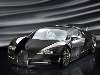 Bugatti veyron. Фальшрадиаторную решётку сняли вместе со&nbsp;значком Bugatti и&nbsp;на&nbsp;их&nbsp;место водрузили новую, со&nbsp;стилизованной буквой V,&nbsp;что означает и&nbsp;Veyron, и&nbsp;Vincero.