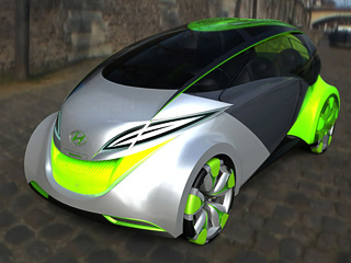 Hyundai city car,Hyundai concept. Технической частью проекта Hyundai City Car занимался Массачусетский технологический институт.