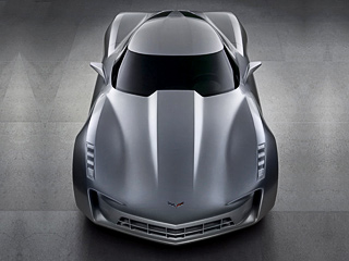 Chevrolet corvette. Прообразом будущего Корвета принято считать концепт Stingray, который был представлен на&nbsp;мотор-шоу в&nbsp;Чикаго в&nbsp;феврале. Понятно, что серийный Корвет не&nbsp;будет точно таким&nbsp;же, но&nbsp;некоторые элементы дизайна позаимствует у&nbsp;опытного образца.
