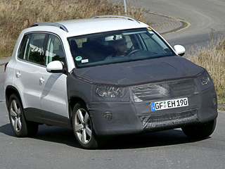 Volkswagen tiguan. Судя по&nbsp;последним шпионским снимкам, другие части кузова Тигуана рестайлингом затронуты не&nbsp;будут.