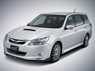 Subaru exiga,Subaru exiga sti. Помимо белого цвета в&nbsp;гамме есть синий, тёмно-серый и&nbsp;чёрный. Кстати, японцы планируют выпустить всего 300&nbsp;универсалов Subaru Exiga в&nbsp;интерпретации отделения&nbsp;STI.