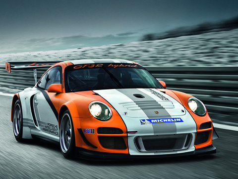 Porsche 911,Porsche 911 gt3 r. После софитов европейского мотор-шоу Porsche 911&nbsp;GT3&nbsp;R Hybrid ждёт суровое испытание&nbsp;— 24-часовой марафон на&nbsp;Нордшляйфе, стартующий 15&nbsp;мая.