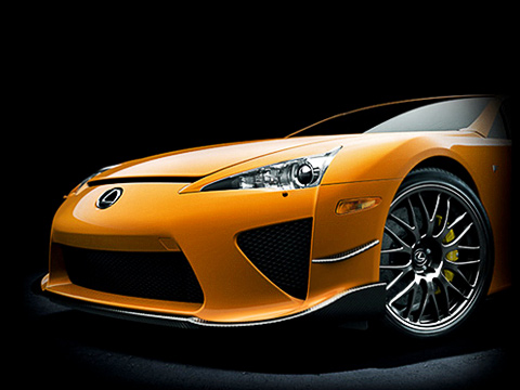Lexus lfa. У спецсерии будут четыре варианта расцветки: чёрный, матовый чёрный, белоснежный и ярко-оранжевый.