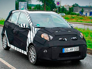 Kia picanto. Премьера машины состоится в&nbsp;марте 2011 года на&nbsp;мотор-шоу в&nbsp;Женеве. Продавать её&nbsp;начнут ориентировочно в&nbsp;начале следующего лета.