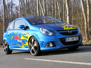 Opel corsa opc. За&nbsp;исключением дерзких аппликаций на&nbsp;кузове и&nbsp;здоровенных дисков с&nbsp;шинами размерностью 215/35&nbsp;R19 внешность стандартная. А&nbsp;кто это заметит, когда максимальная скорость&nbsp;— 264&nbsp;км/ч вместо исходных&nbsp;225?