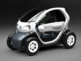 Nissan new mobility,Nissan concept. Концепту Nissan New Mobility, видимо, суждено остаться концептом, а&nbsp;вот его «брат-близнец» Renault Twizy, предположительно, поступит в&nbsp;продажу уже в&nbsp;конце 2011&nbsp;года.