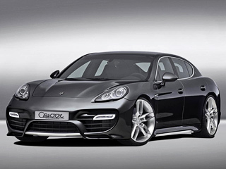 Porsche panamera. У&nbsp;оттюнингованной бельгийцами пятидверки 22-дюймовые диски серии&nbsp;CW1, серебристые или чёрные. Есть и&nbsp;такие&nbsp;же, но&nbsp;21-дюймовые: на&nbsp;передней оси&nbsp;— с&nbsp;шириной обода 9,5 дюйма, на&nbsp;задней&nbsp;— 11&nbsp;дюймов.