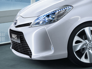 Toyota yaris,Toyota yaris hsd,Toyota prius,Toyota concept. Прототип гибридного автомобиля Toyota Yaris также даст представление о&nbsp;том, каким будет будущее поколение хэтчбека.