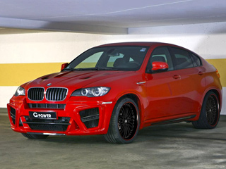 Bmw x6 m. Отдаёте почти 30&nbsp;тысяч евро и&nbsp;получаете эпатажный кроссовер G-Power X6&nbsp;M Typhoon&nbsp;S, способный ехать со&nbsp;скоростью свыше 300&nbsp;км/ч.