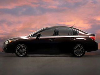 Subaru impreza. На&nbsp;официальной фотографии изображён новый седан Impreza. На&nbsp;стенде компании в&nbsp;Америке также представят и&nbsp;хэтчбек.