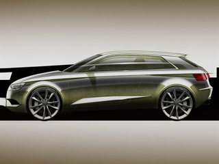 Audi a3. Несмотря на изменения силуэта, в новом хэтчбеке A3 отчётливо угадывается принадлежность к семейству Audi.