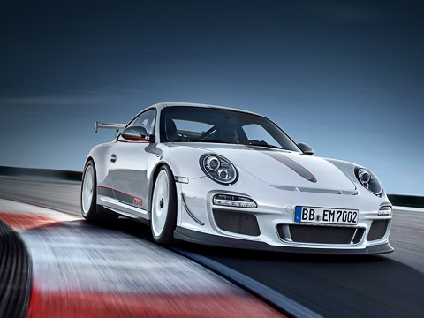 Porsche 911. Главное изменение во&nbsp;внешности&nbsp;— аэродинамические накладки по&nbsp;бокам переднего бампера. В&nbsp;том числе и&nbsp;благодаря им&nbsp;при максимальной скорости на&nbsp;911&nbsp;GT3&nbsp;RS 4.0 действует прижимная сила, эквивалентная 190&nbsp;кг.