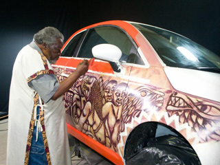 Fiat 500. Эта работа художника Малангатаны стала последней в его жизни.