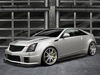 Cadillac cts-v. Ни&nbsp;одной «живой» машины ещё не&nbsp;собрано. Перед вами рендеры, подготовленные дизайнерами тюнинг-ателье Hennessey.