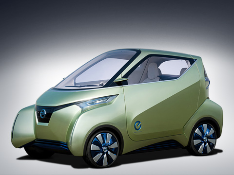 Nissan pivo. Забудьте&nbsp;то, что вы&nbsp;видели раньше. Перед вами облик будущего серийного электромобиля Nissan Pivo.