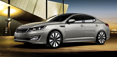 Kia optima. 