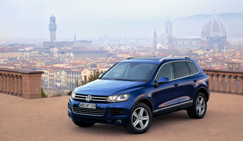 Открыть VW Touareg — без повреждений