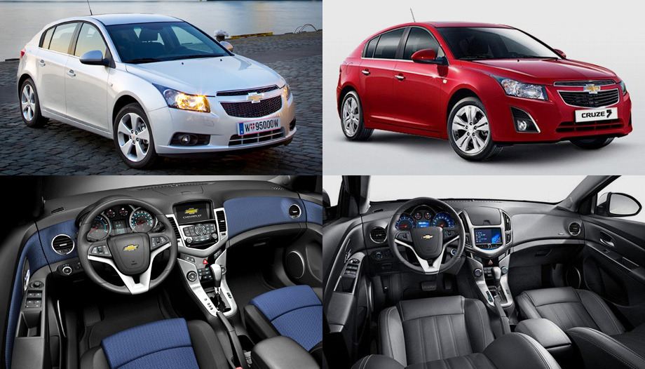 Chevrolet cruze хэтчбек камера