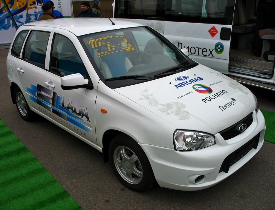 Lada Kalina электромобиль