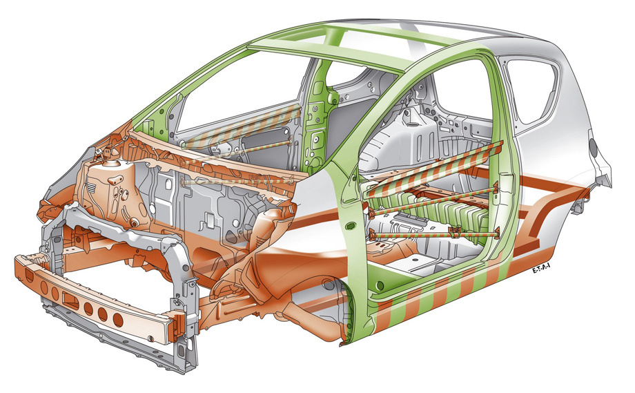 Toyota Camry каркас кузова