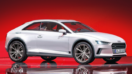 Audi quattro. Внешне новая инкарнация Quattro должна оказаться чем-то средним между трёхдверным хэтчбеком и кроссовером. Уже «в базе» машина получит 20-дюймовые колёса и полностью светодиодную оптику спереди и сзади.
