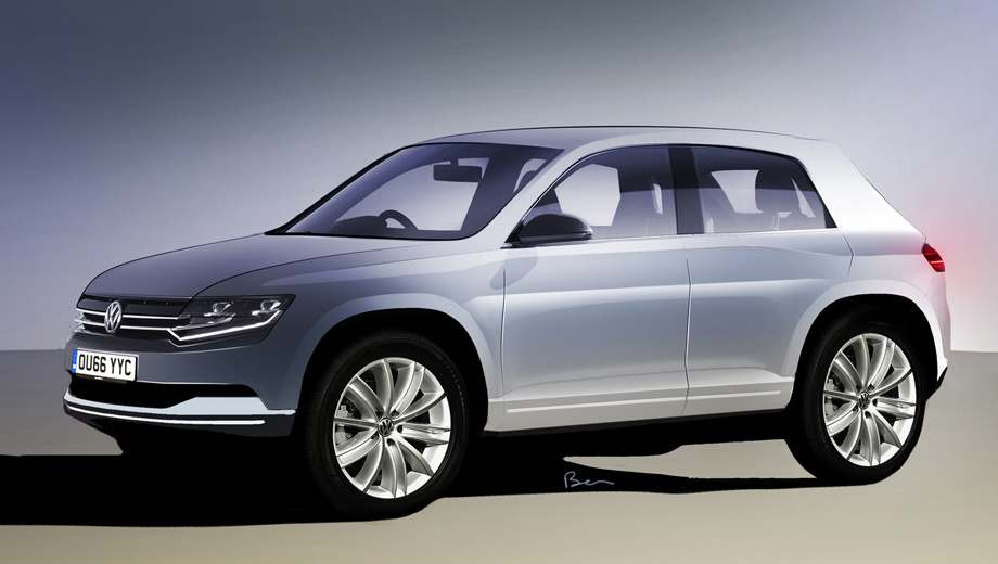 Volkswagen polo. По неофициальным данным, новый компактный кроссовер от VW должен быть запущен в серию в 2014 году.