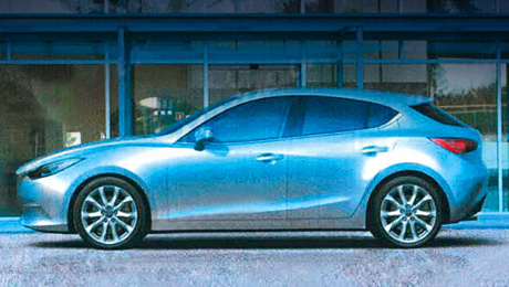 Mazda 3. Официальная презентация очередного поколения «трёшки» должна состояться летом следующего года.