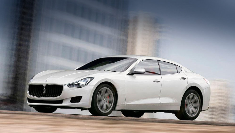 Maserati ghibli,Maserati quattroporte. Официальных изображений новинки пока нет. Перед вами рендер, подготовленный коллегами из издания Worldcarfans.