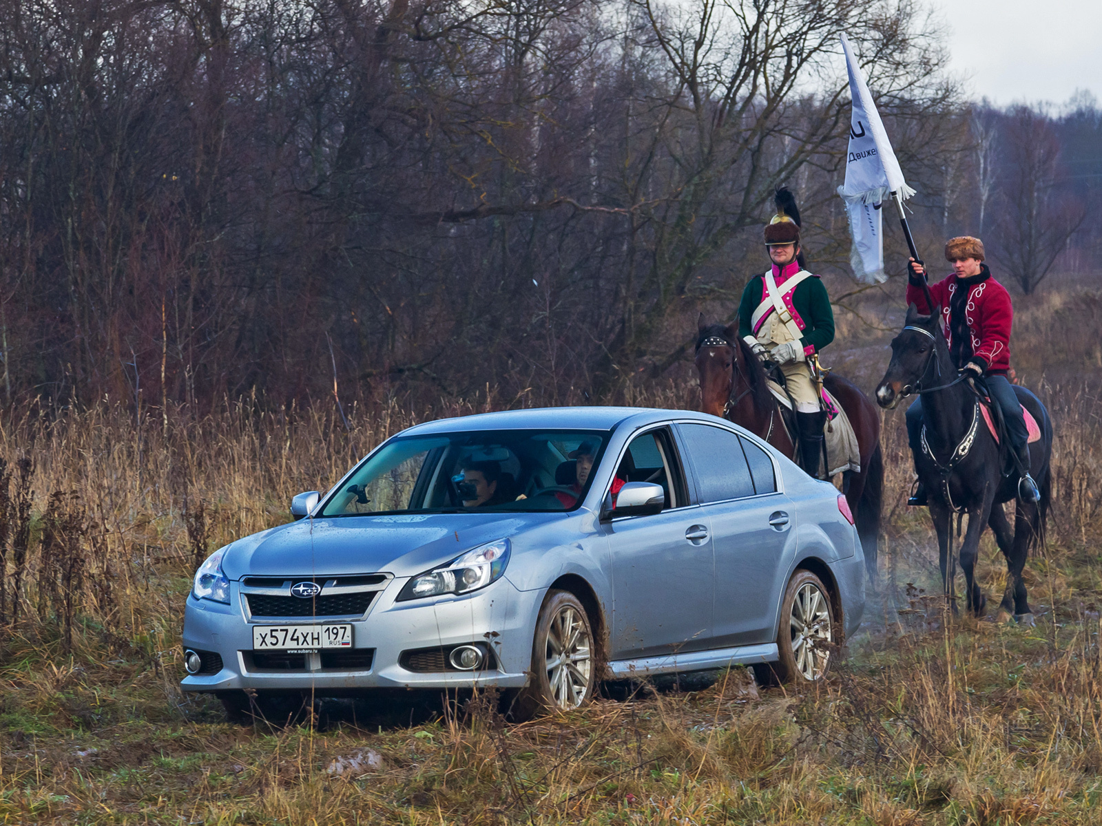 Обстреливаем обновлённые Subaru Legacy и Outback под Бородином — ДРАЙВ