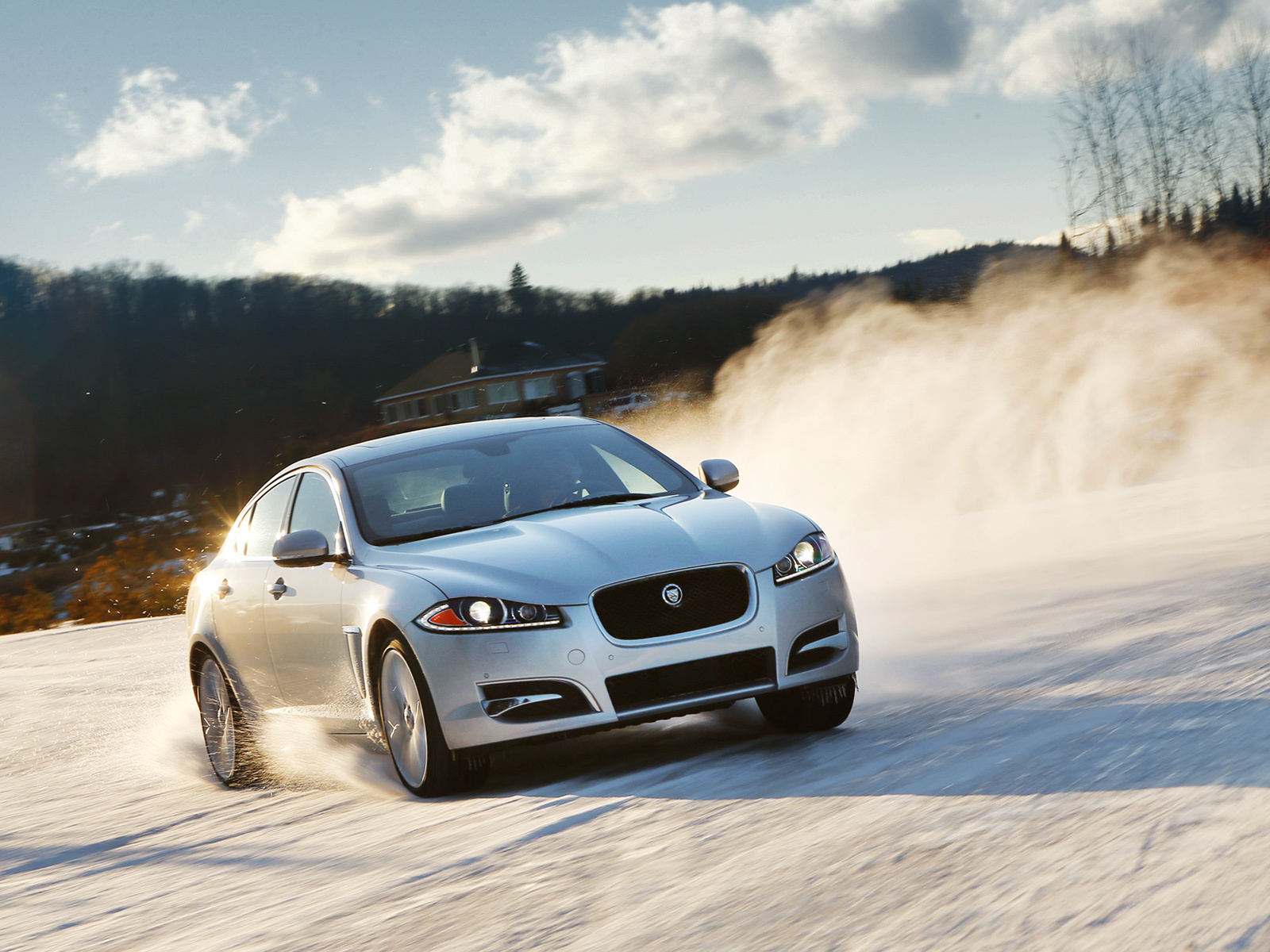 Jaguar XF дрифт