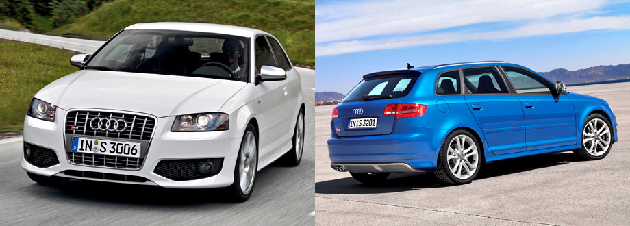             Следующая Audi S3 увидела свет только спустя три года — в августе 2006-го. Зато немцы сделали всё, чтобы значительно увеличить продажи модели. В гамме, дополняя трёхдверку (длина — 4214 мм), появилась версия с пятидверным кузовом (4302 мм). Более того, клиенты могли заказать модификацию не только с шестиступенчатой «механикой», но и с роботизированной коробкой передач S tronic с двумя «мокрыми» сцеплениями. Скорострельный «робот» и новый 265-сильный турбомотор 2.0 TFSI (350 Н•м) делали своё дело «на ура» — полноприводный трёхдверный хэтчбек массой 1530–1550 кг выстреливал до сотни за 5,5 с (с «механикой» — за 5,7 с). Максимальную скорость пришлось ограничить электроникой на 250 км/ч.
