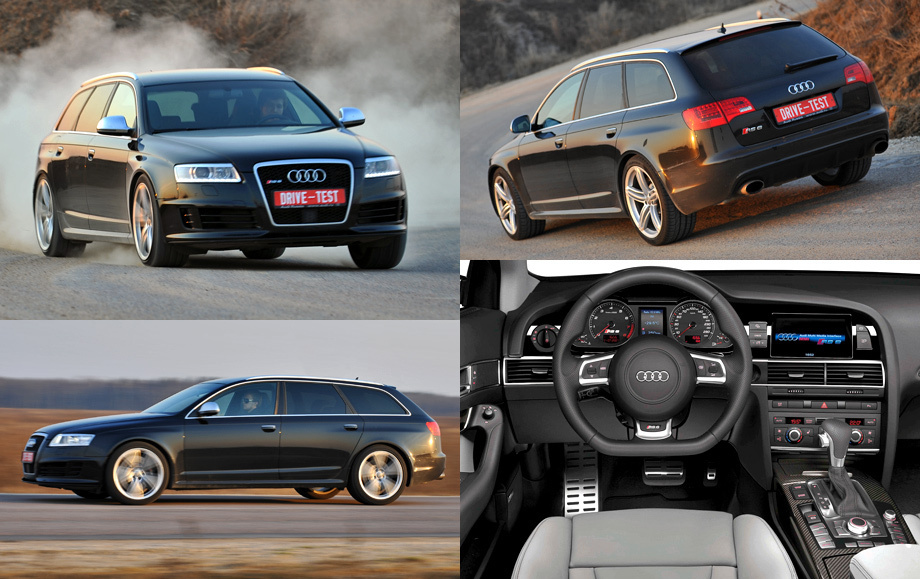             Audi RS6 (C6) второго поколения увидела свет в 2008 году. Под капотом машины на этот раз оказался V-образный десятицилиндровый битурбомотор, позаимствованый у Lamborghini и раскочегаренный до 580 л.с. и 650 Н•м. Отметку 100 км/ч RS6 в кузове седан преодолевал за 4,5 с, а универсалы были на 0,1 с медленнее. Всего было произведено 5500 автомобилей.
