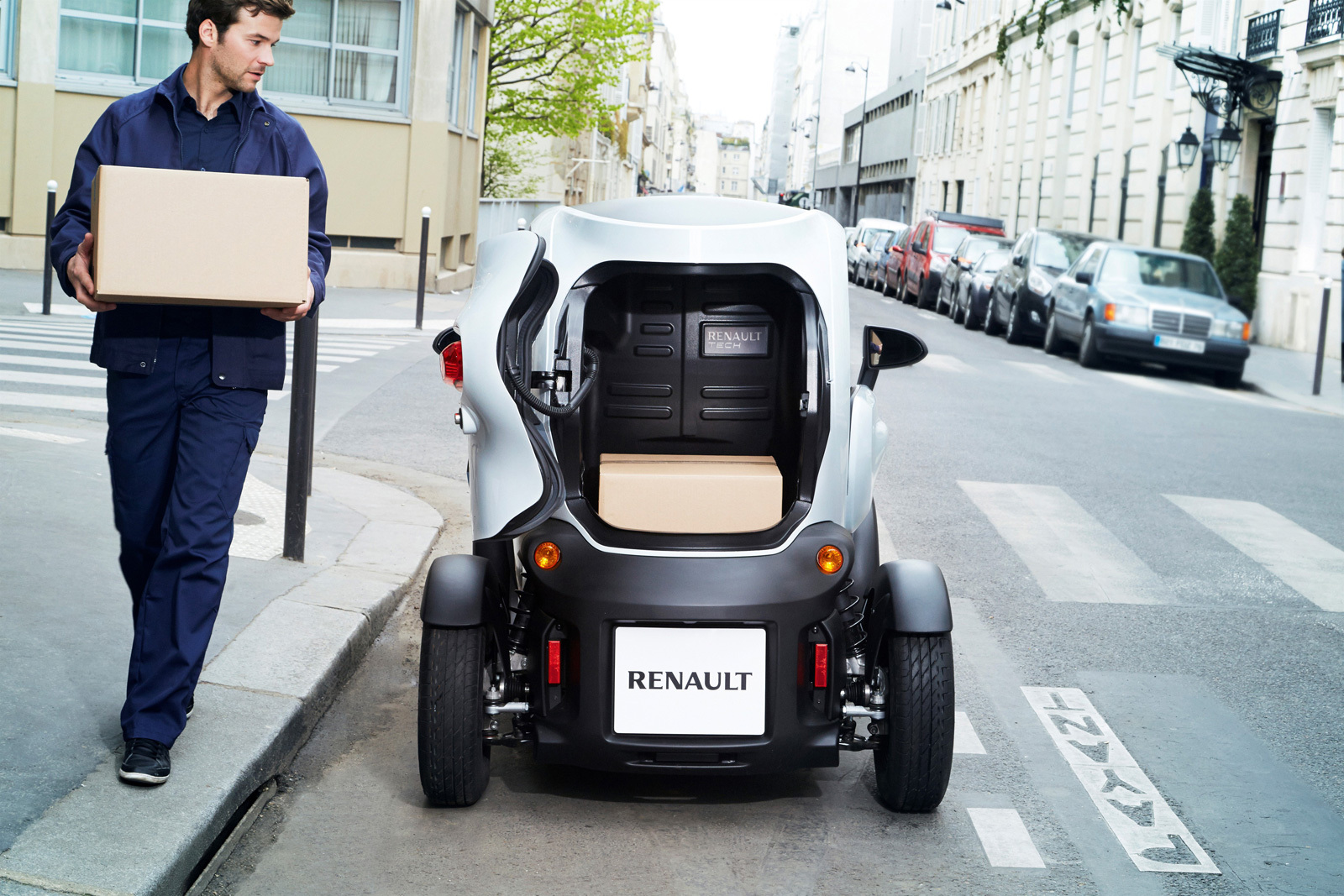 Французы выпустили электрокар Renault Twizy Cargo — ДРАЙВ