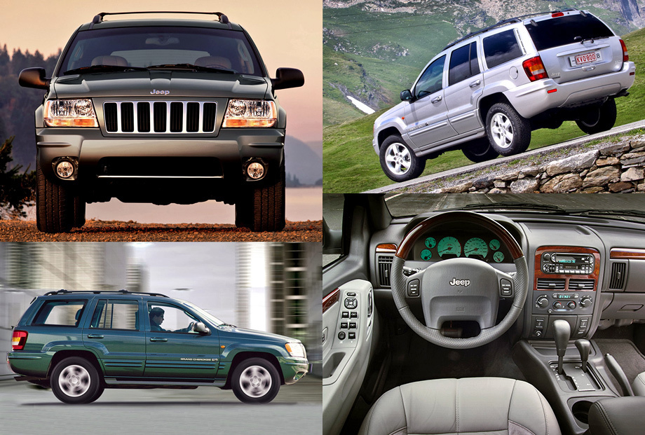             В июле 1998 года миру был представлен Grand Cherokee второго поколения (индекс WJ). Концептуально он не изменился: остались как полунесущий кузов, так и цельные балки мостов на пружинной подвеске. Но американцы серьёзно модернизировали свой бестселлер: здесь лишь чуть более сотни деталей предшественника, что с полным правом позволяет назвать «второй» Гранд новым. Базовым двигателем, как и прежде, являлся четырёхлитровый шестицилиндровый мотор, мощность которого повысилась на десять «лошадок». Модернизировали и гамму дизелей для Европы: появились «раздувшийся» до 3,1 л агрегат VM Motori (140 л.с.) и абсолютно новая «турбопятёрка» 2.7 (163) фирмы Mercedes-Benz. А вот вместо двух престарелых агрегатов V8 — полностью новая «восьмёрка» PowerTech объёмом 4,7 л, выдававшая в зависимости от настроек 223 или 238 лошадиных сил. Не менее важным новшеством было и то, что Grand Cherokee 4.7 обзавёлся фирменной полноприводной трансмиссией Quadra-Drive с двухступенчатой раздаточной коробкой New Venture Gear о трёх самоблокирующихся дифференциалах. Для модификаций с моторами меньшего объёма по-прежнему были доступны как задний привод, так и упрощённый полный (Quadra-Trac). Внедорожники производились в США, Австрии и Аргентине до 2004 года, а на заводе в Китае — до 2010-го.
