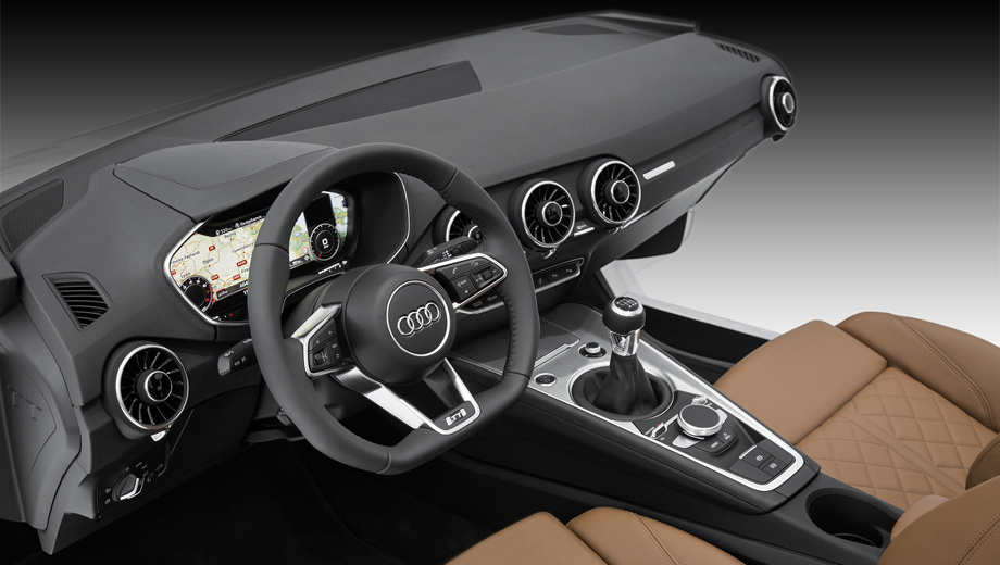 Audi tt. Интеграция автомобиля с развлекательной и коммуникационной техникой становится всё теснее. Не случайно салон Audi TT компания привезла не на какое-либо автошоу, а на выставку потребительской электроники CES в Лас-Вегасе, открывшуюся в минувший понедельник.