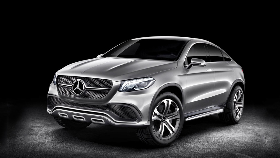 Mercedes concept,Mercedes mlc,Mercedes concept coupe suv. Пока есть только одно изображение концепта. Уже через пару недель его рассекретят официально.
