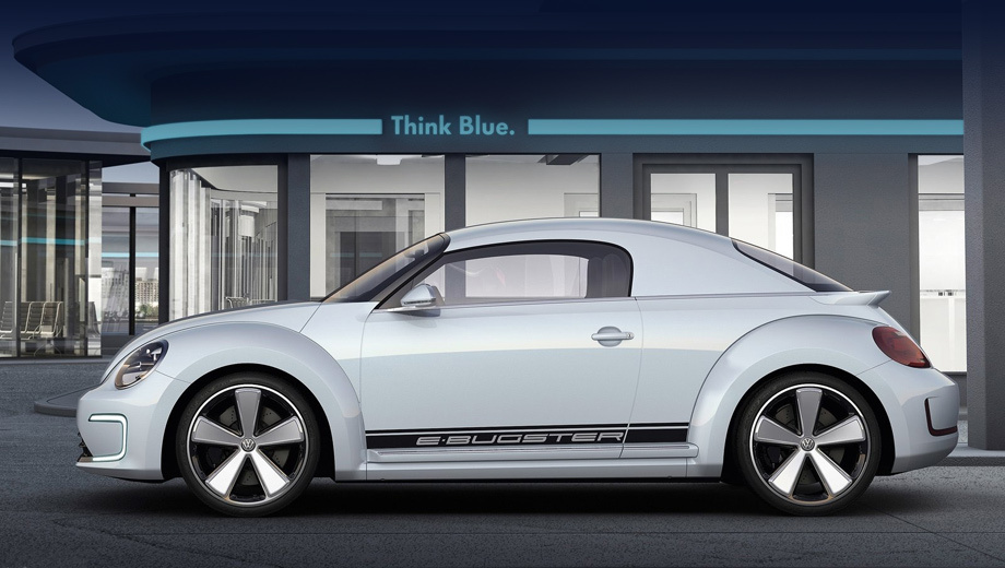 Volkswagen beetle,Volkswagen bulli. Концептуальный Жук E-Bugster — первый намёк на Beetle Coupe.