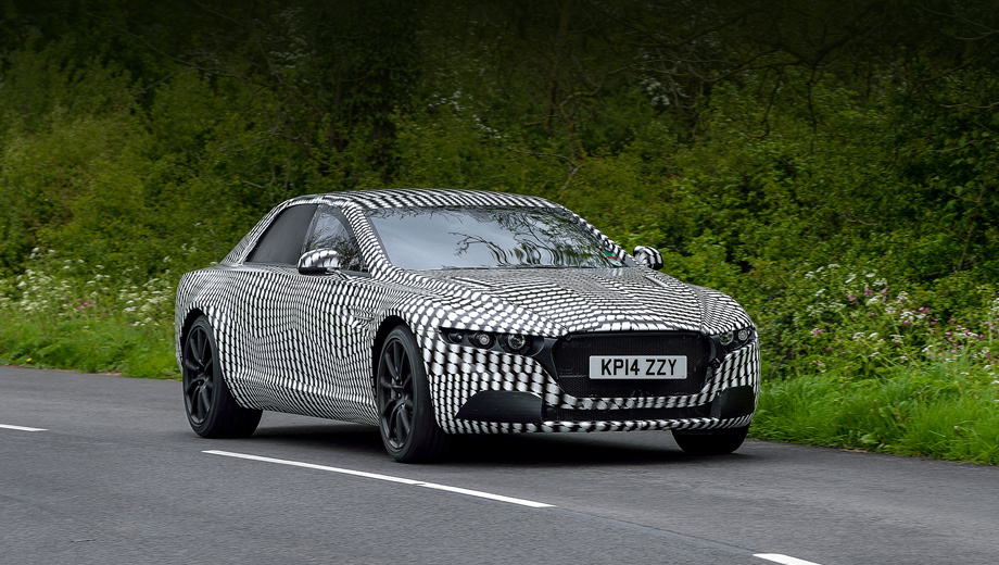 Aston martin lagonda. Новый седан Lagonda в закамуфлированном виде на днях был отснят в Великобритании.