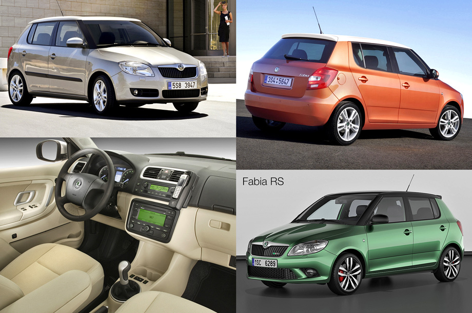 Skoda Fabia Greenline 3 поколения