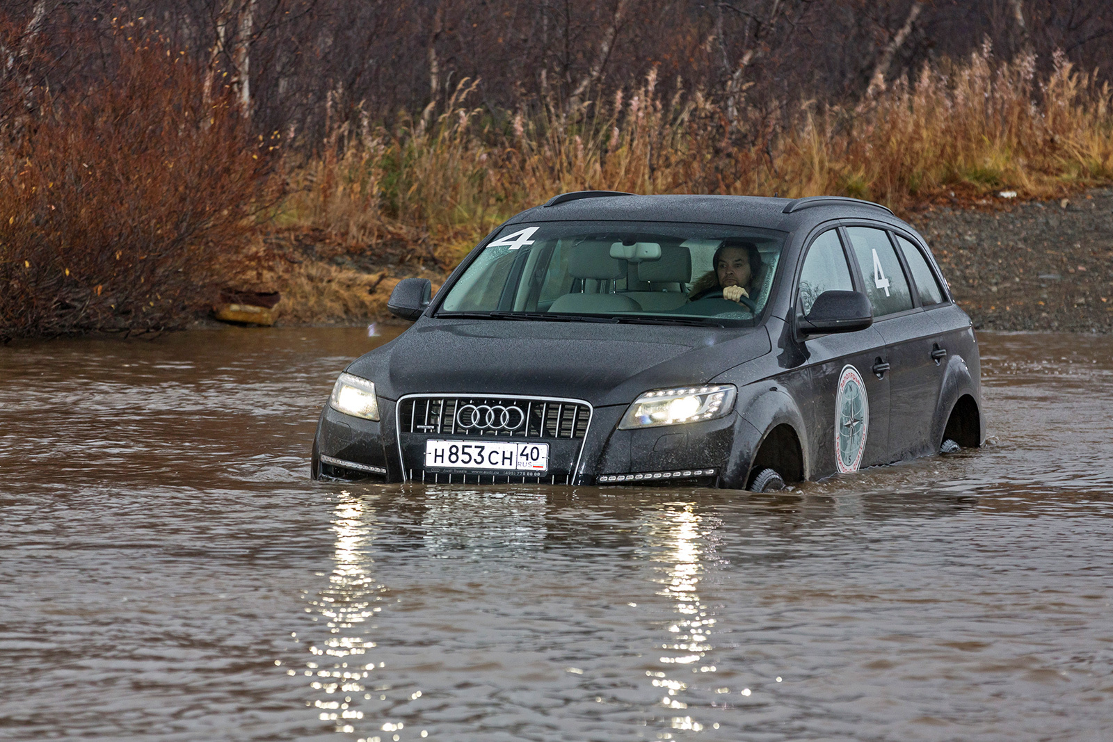 Бродим по Русскому Северу колонной кроссоверов Audi Q7 — ДРАЙВ