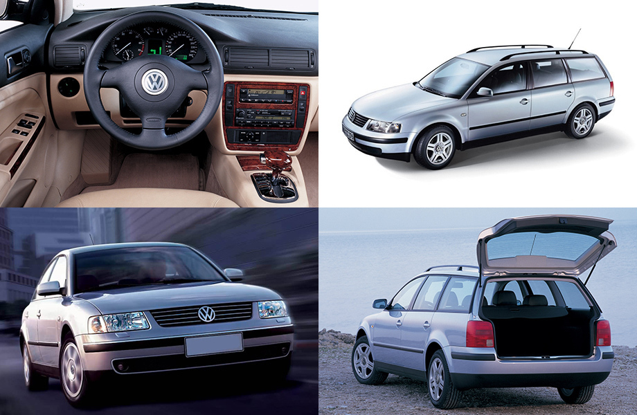             Очередной технологический рывок Passat совершил в 1996 году с переходом на «тележку» PL45 и с возвращением к продольной компоновке силового агрегата. Заново разработанный кузов изрядно прибавил в жёсткости, стойки McPherson спереди уступили место двухрычажке, а задняя скручивающаяся балка — многорычажной конструкции. Под недюжинные способности шасси подтянули и двигатели 1.6–2.8 мощностью 105–193 силы. «Автомат» стал пятидиапазонным, добавилась шестиступенчатая «механика».
